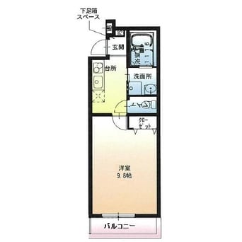 間取図 フジパレス若江岩田ノース
