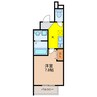 フジパレス岩田町ノース 1Kの間取り