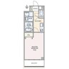 SA-COURT 1Kの間取り