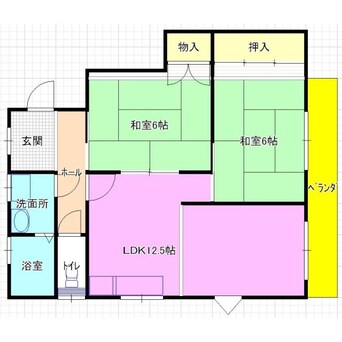 間取図 美和ハイツⅡ