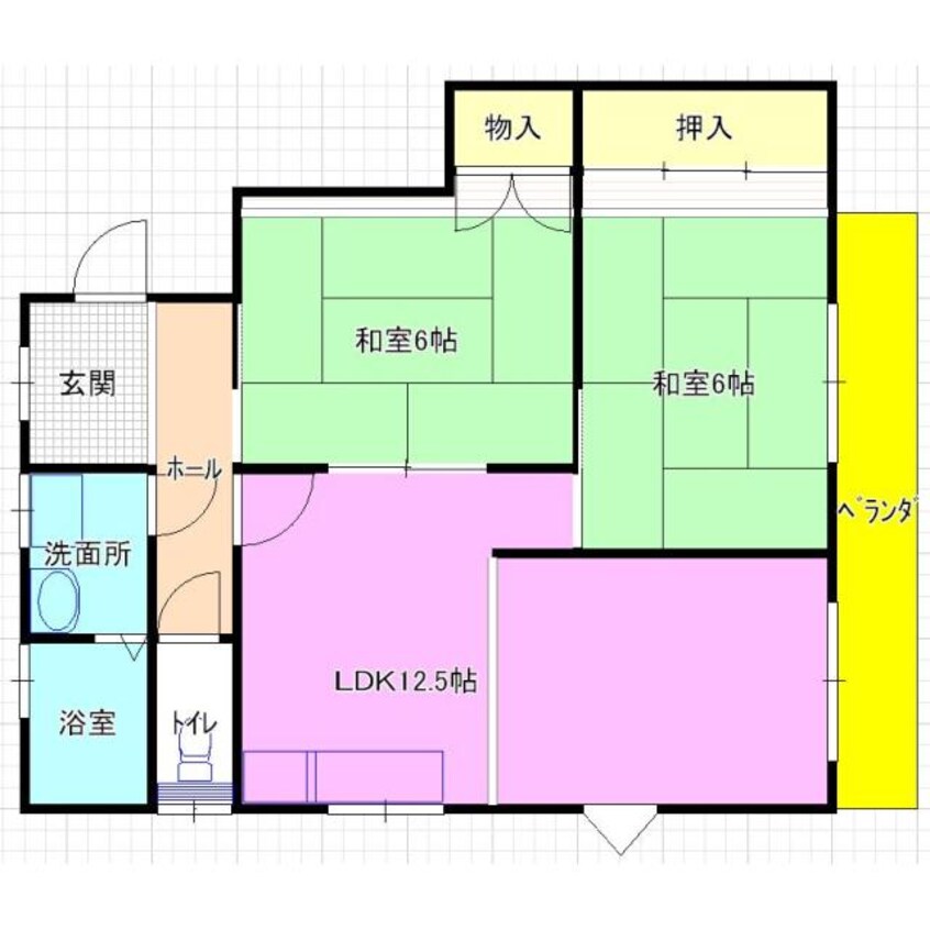 間取図 美和ハイツⅡ