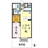 アルシオーネ花園 1LDKの間取り