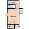 山栄ビル 1Rの間取り