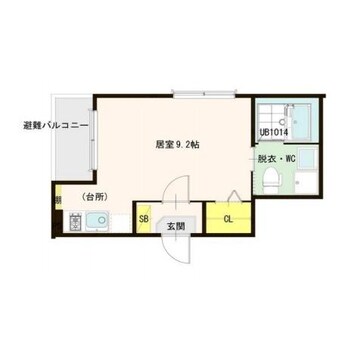 間取図 インセナトラ岩田町