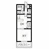 くすのき城OZ 1DKの間取り