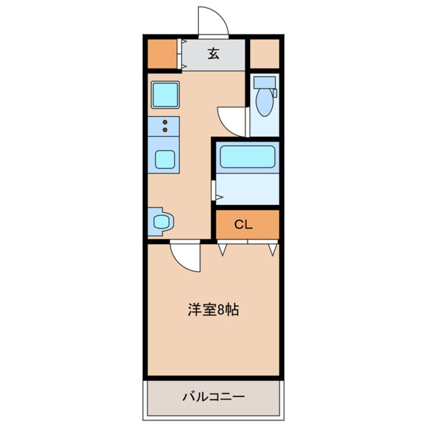 間取図 グランディ小阪