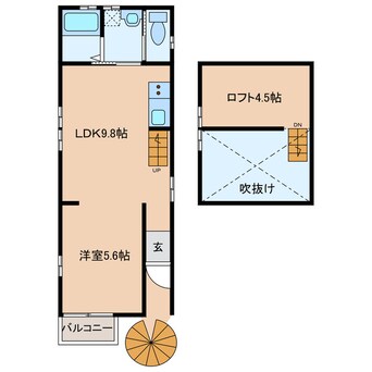 間取図 永和二丁目貸家