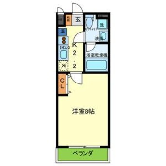 間取図 オランジュ上小阪