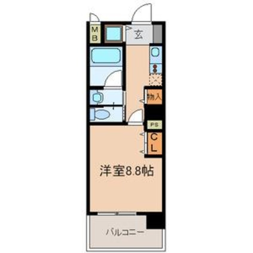 間取図 サイプレス小阪駅前