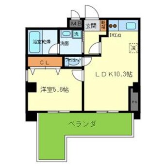 間取図 サイプレス小阪駅前