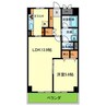 若草ハイツ 1LDKの間取り