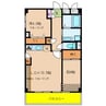若草ハイツ 2LDKの間取り
