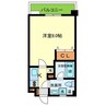 Ritz小阪 1Kの間取り