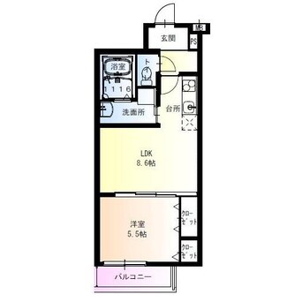 間取図 フジパレス花園Ⅰ番館