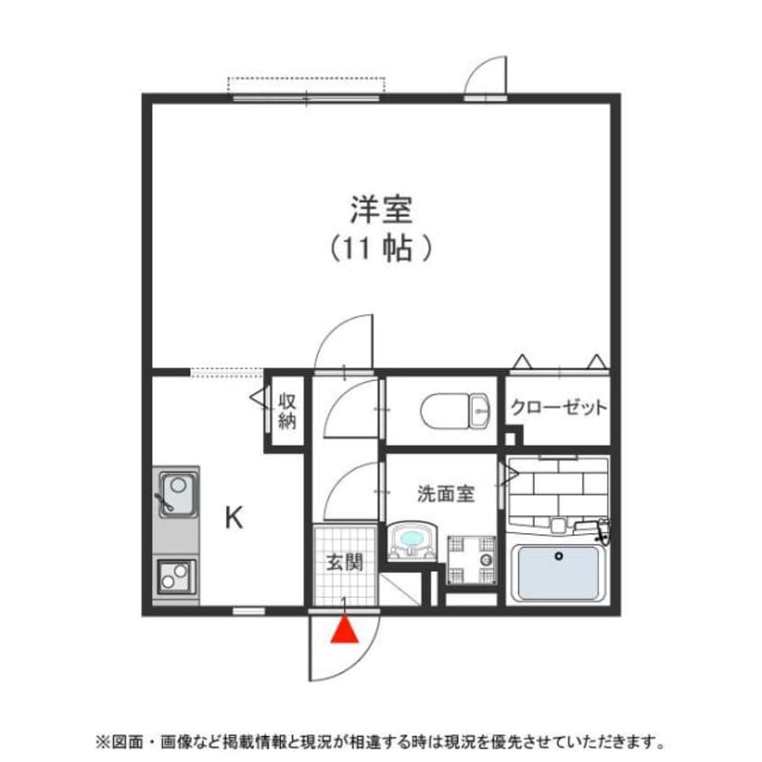 間取図 メゾンシャローム　B