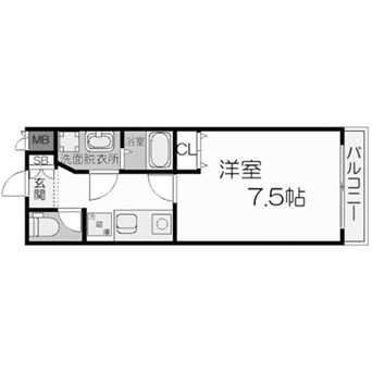 間取図 シエテ東大阪