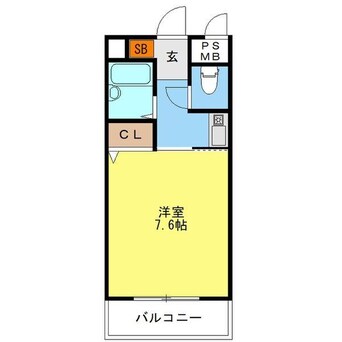 間取図 ウィングコート東大阪