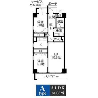 間取図 バルカポンテ