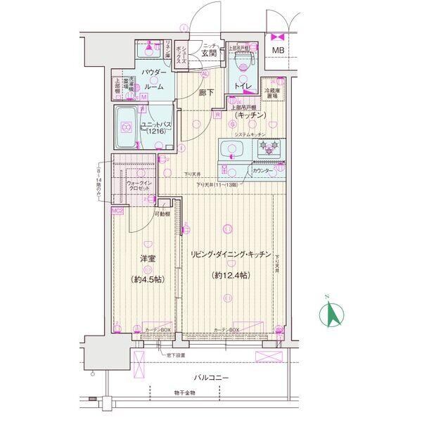 間取り図 ソルテラス OSAKA EAST GATE