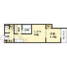 クレアール菱屋東 1LDKの間取り