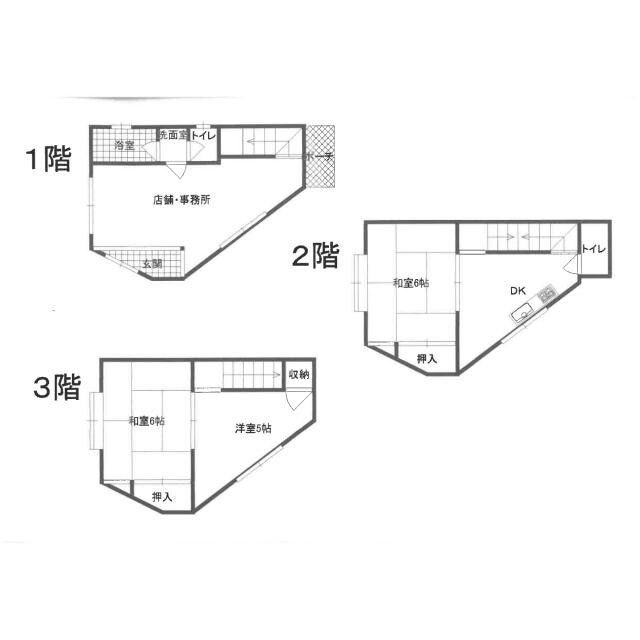 間取り図 若江本町１丁目５　戸建