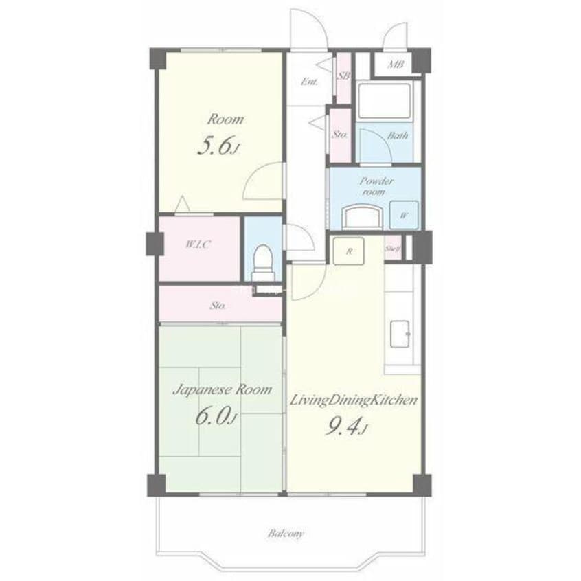 間取図 ミレニアムヴィラ