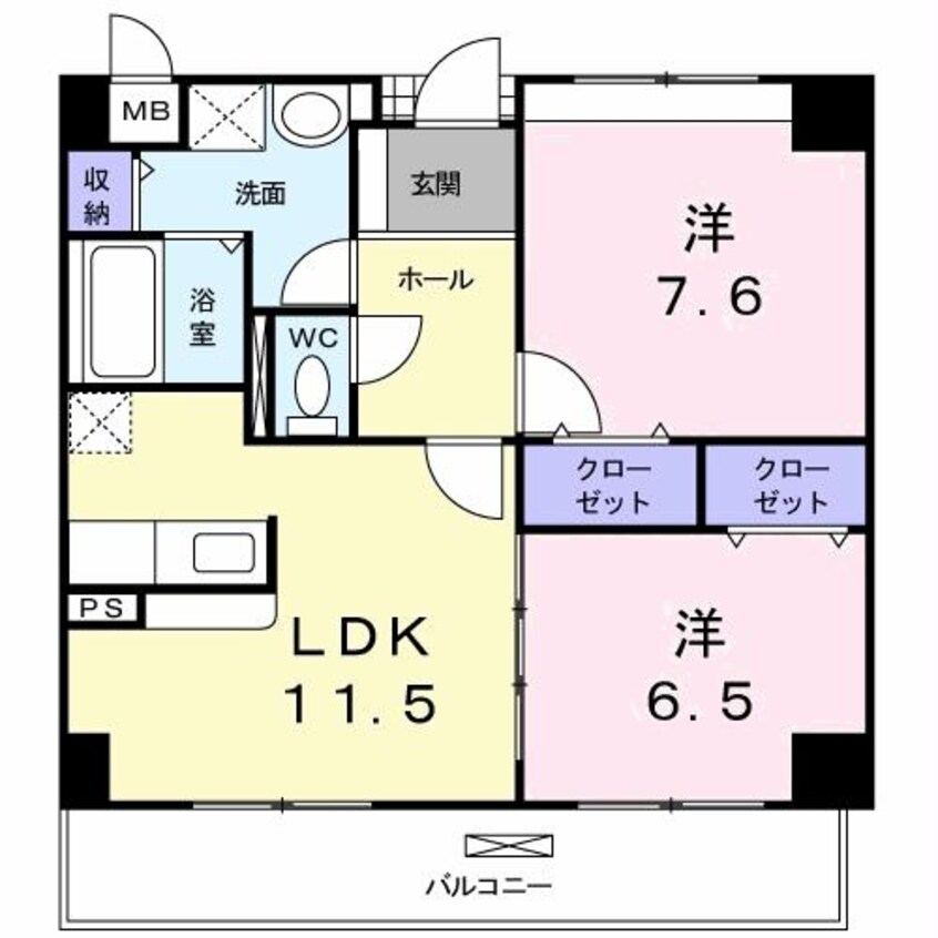 間取図 グランデフィオーレ