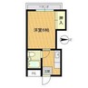 富士コーポ 1Kの間取り