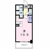 アット長田 1Rの間取り