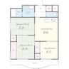 アルブル 3LDKの間取り