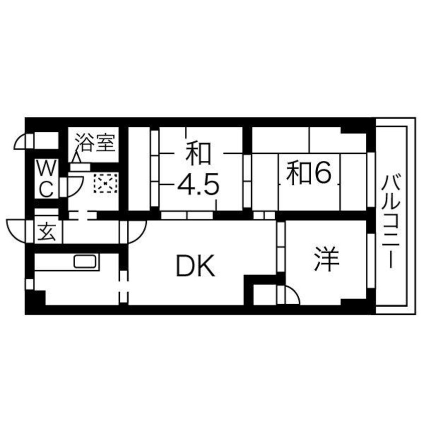 間取図 カーサ・ベージュ