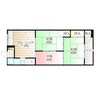 石橋マンション 3DKの間取り