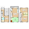 若江本町１丁目２　戸建 4LDKの間取り