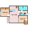 KOGI Residence 若江本町 2LDKの間取り