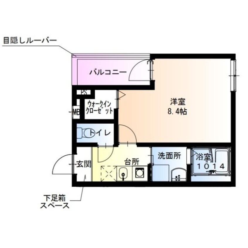 間取図 フジパレス長田ノース