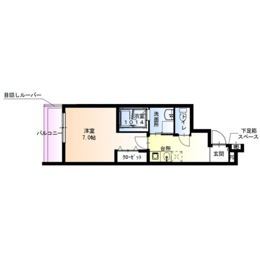 間取図 フジパレス長田サウス