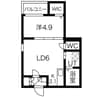 F asecia lani 1LDKの間取り