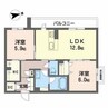 シャーメゾンカーサレジオ 2LDKの間取り