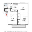 メゾンニュー池島A棟の間取図