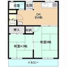 コーポフミ 2DKの間取り