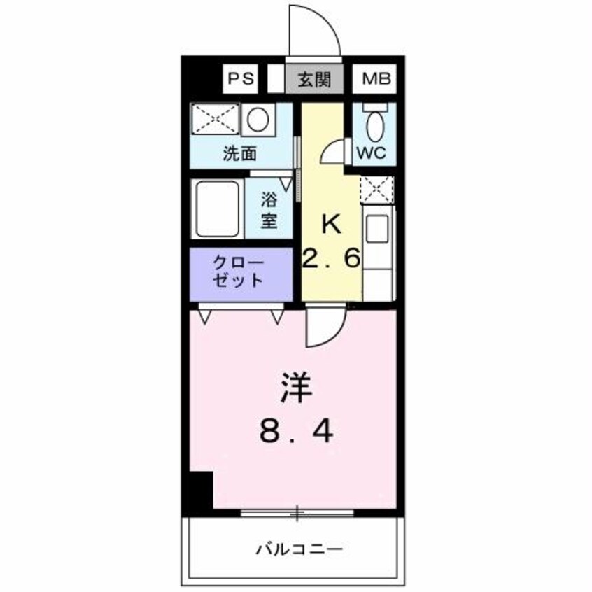 間取図 ベルフルールＮ・Ｓ