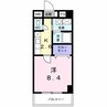 ベルフルールＮ・Ｓ 1Kの間取り