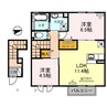 エトワールセボン 2LDKの間取り