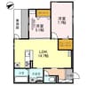 シエンプレ 2LDKの間取り
