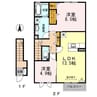 ソレイユ 2LDKの間取り