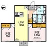 ヴェルデュール 2LDKの間取り