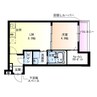 フジパレス瓜生堂Ⅰ番館 1LDKの間取り