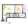 フジパレス瓜生堂Ⅴ番館 1LDKの間取り