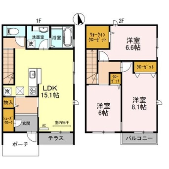 間取図 プレミール若江東　Ｂ棟