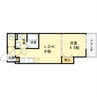 仮称）東大阪市御厨南共同住宅 1LDKの間取り